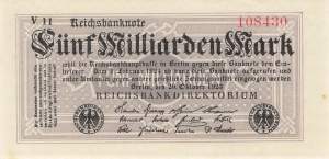 5 Milliarden Mark ro.120c V